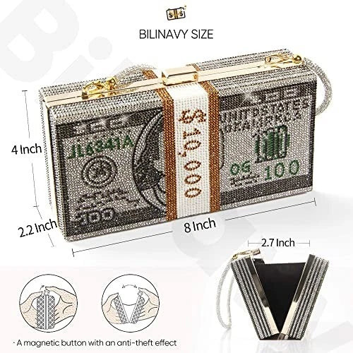 Dollar Clutch Purse for Women
