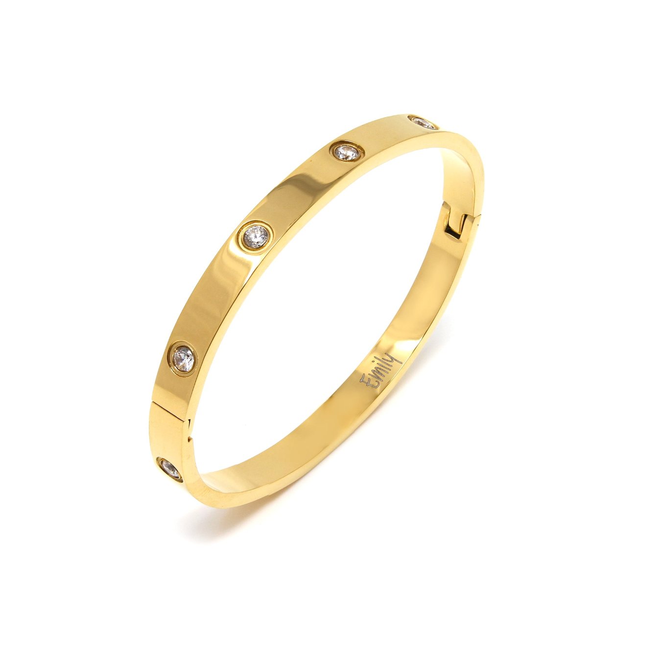 RIMRIVA Gold Bangle Bracelets for Women
